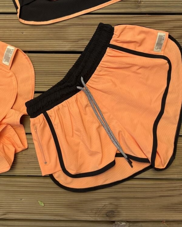 Short Sport Preto/Laranja - Imagem 8