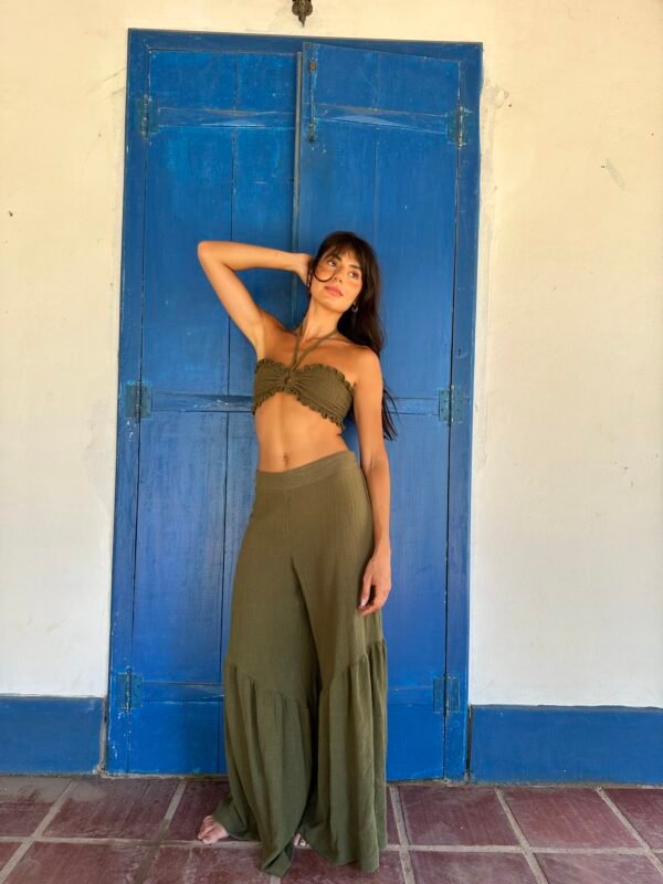 Calça Thaís Militar/Muffin/Preto - Imagem 8