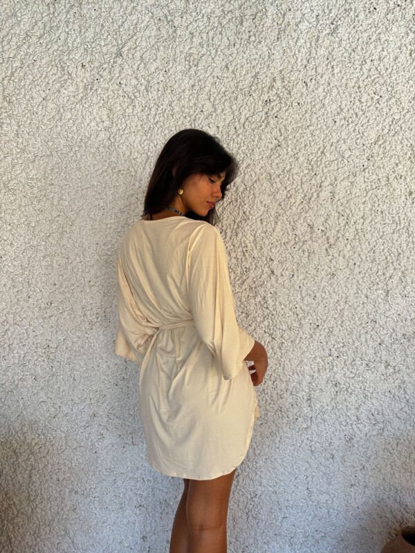 Kimono Cléa Blush/Marrom/Preto/Off White/Crôco - Imagem 10