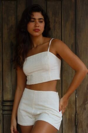 Cropped Marina Off White