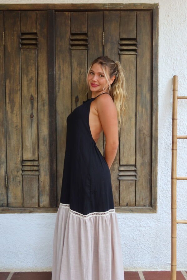 Vestido Iza Preto Quacker - Imagem 3
