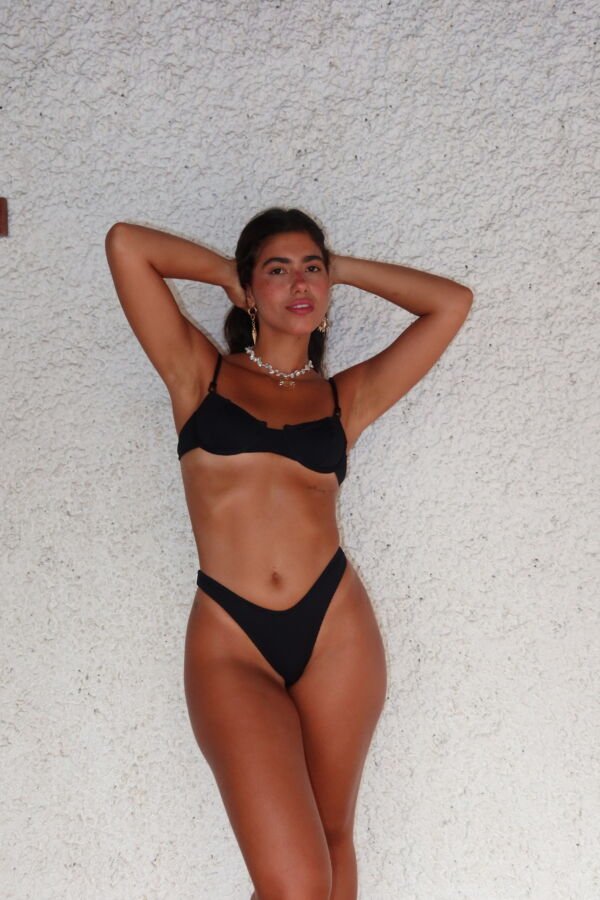 Biquíni Mary Maquinetado Preto - Imagem 3