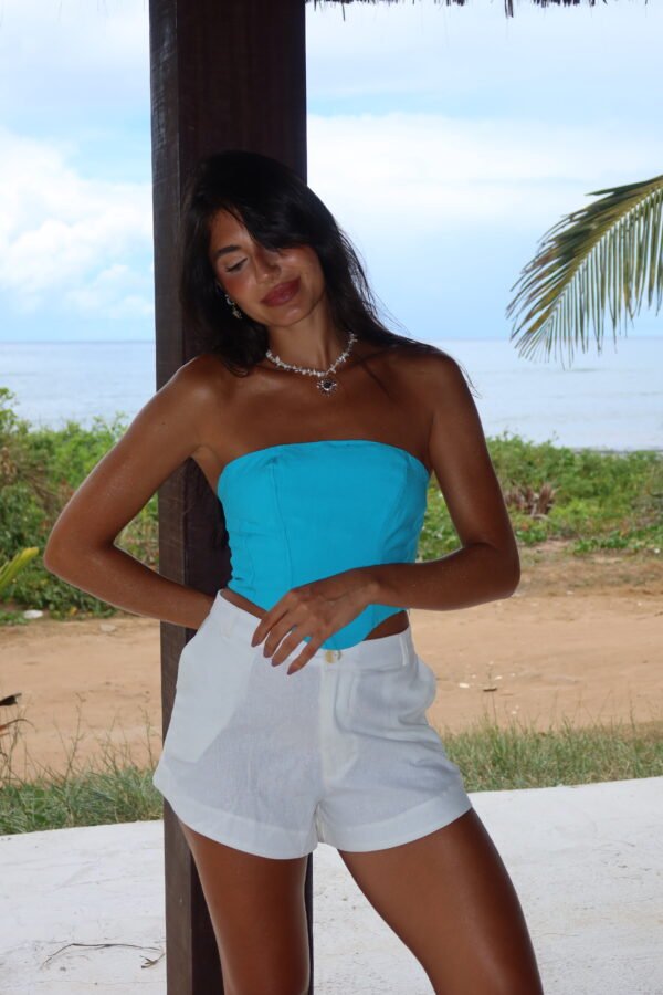 Top Luma Azul/Rosa/Preto - Imagem 10