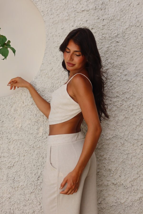 Cropped Helena Bege