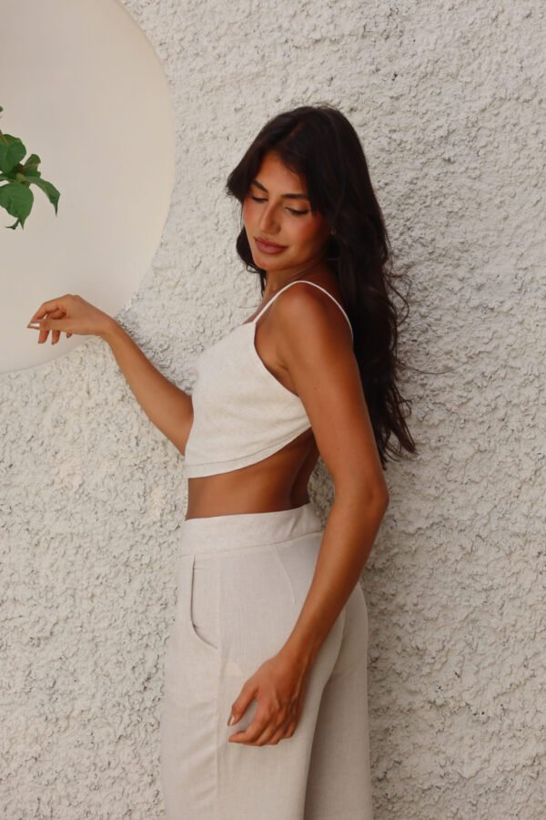 Cropped Helena Bege