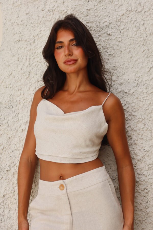Cropped Helena Bege - Imagem 2