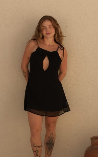 Vestido Olivia Concha/Preto - Imagem 4