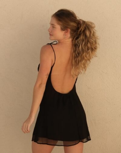 Vestido Olivia Concha/Preto - Imagem 5