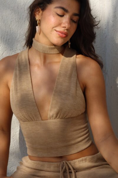 Cropped Bárbara Areia - Imagem 10